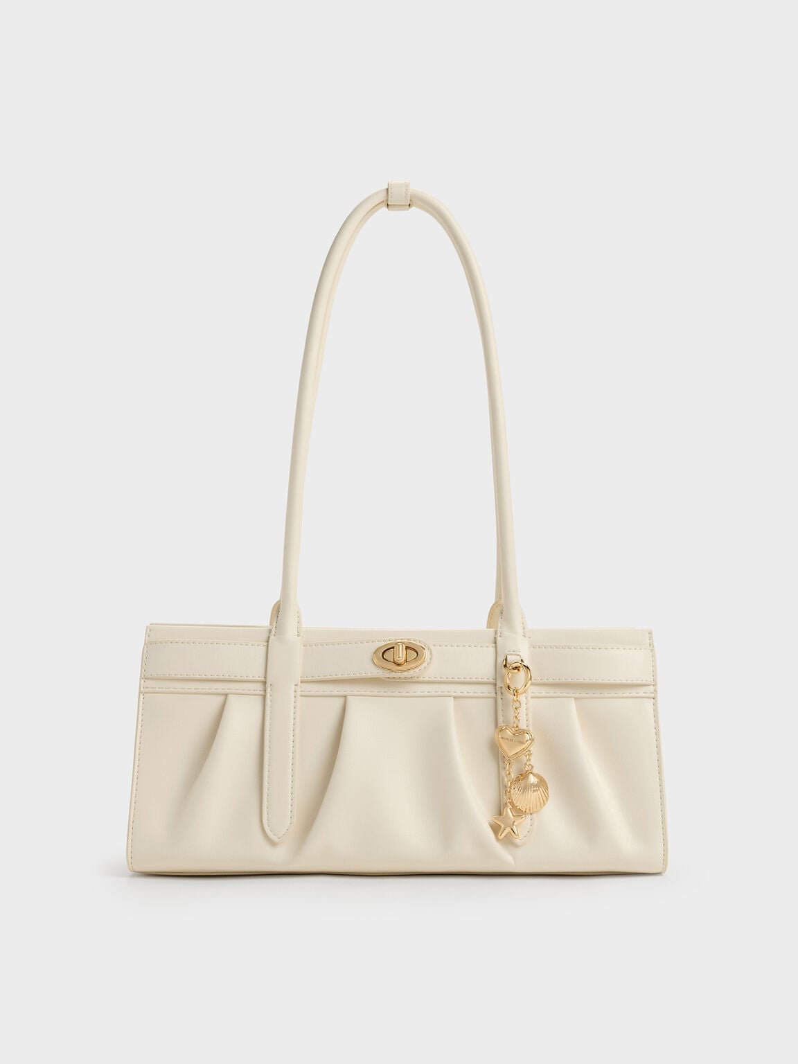 Isolde Belted Ruched Shoulder Bag
