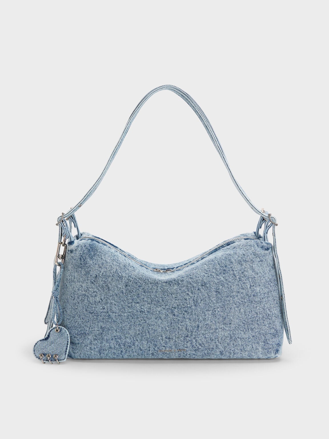 Rey Denim Slouchy Shoulder Bag